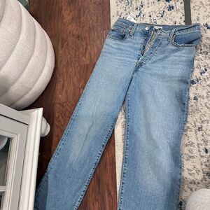 Levi's Light Blue Ankle Jeans